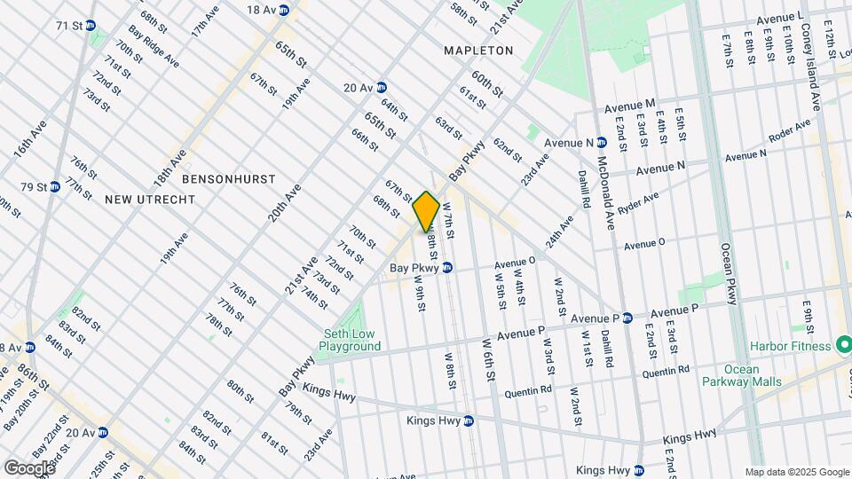 1444 W 8th St Map and Location Details
