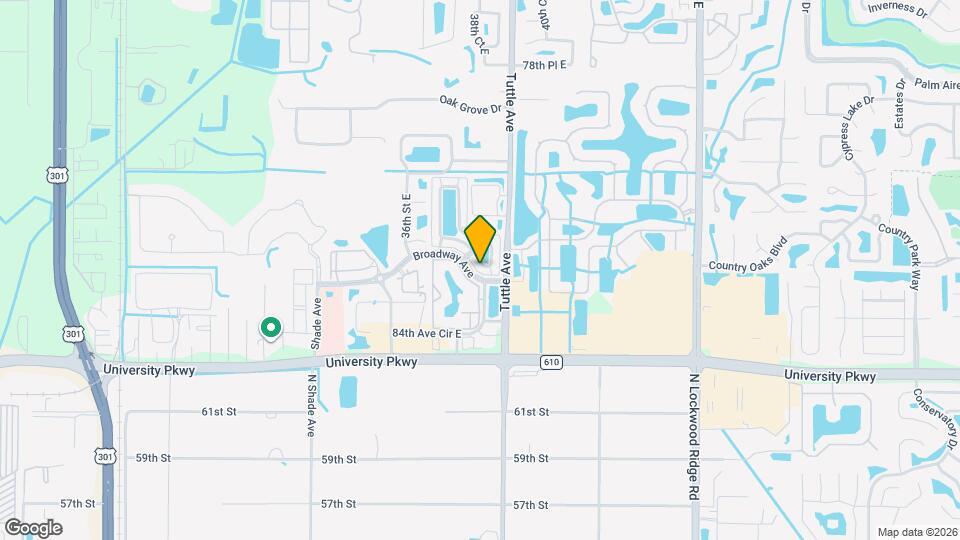 3870 82nd Ave Cir E Mapa y Detalles de la Ubicación