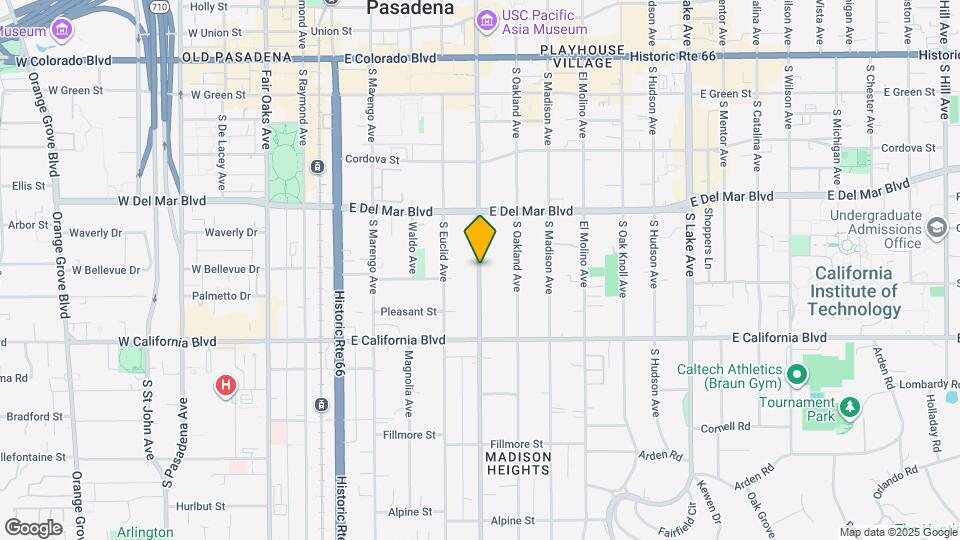 426 S Los Robles Ave, Unit C Map and Location Details