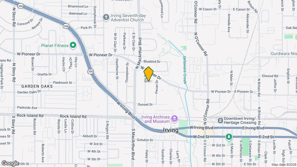 520 Iris Dr Map and Location Details