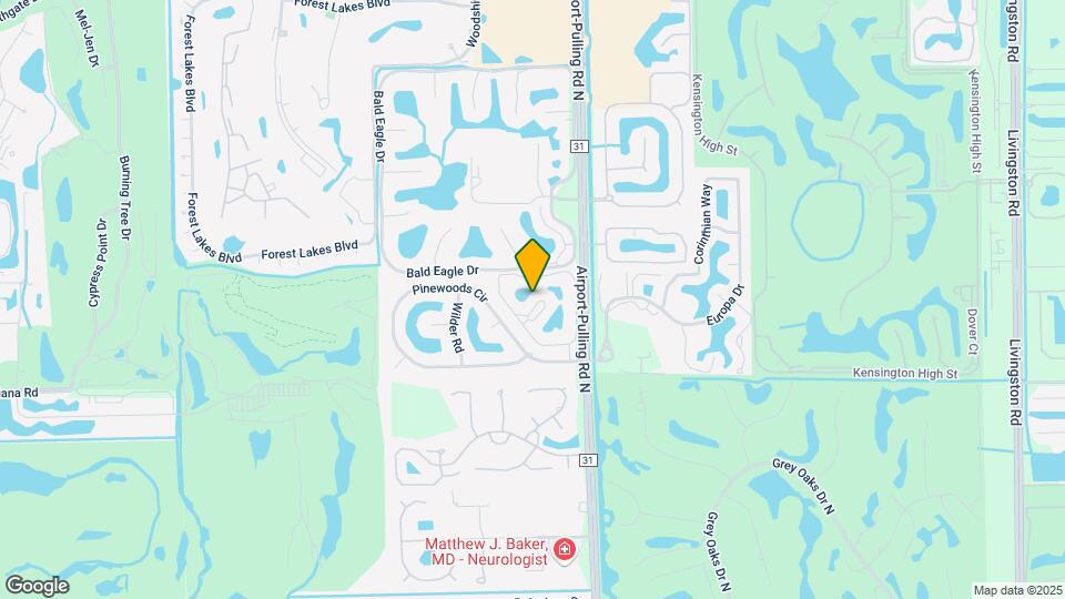 700 Misty Pines Cir Map and Location Details