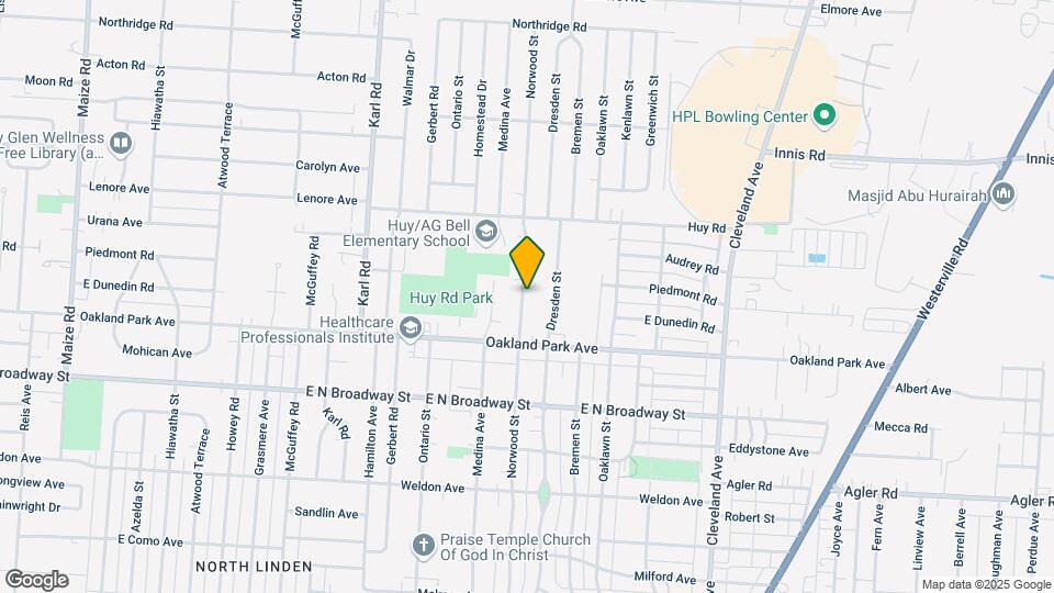 3244 Norwood St Map and Location Details