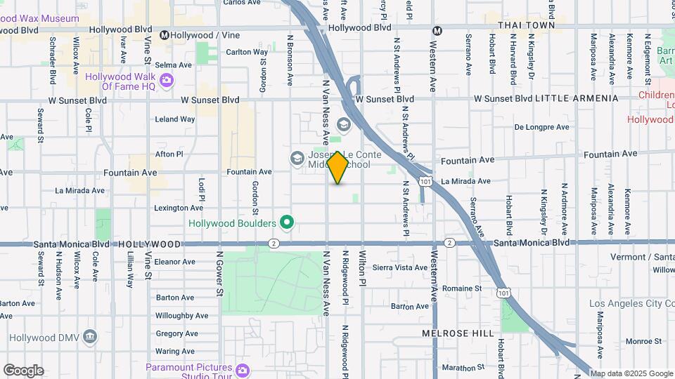 5742 La Mirada Ave Mapa y Detalles de la Ubicación