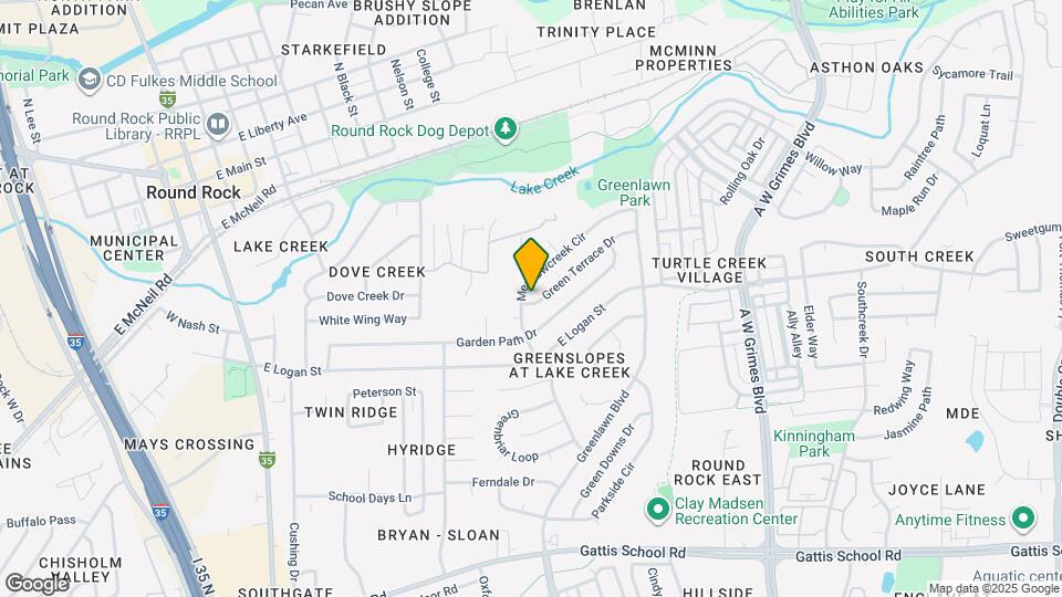 1202 Green Terrace Dr Map and Location Details