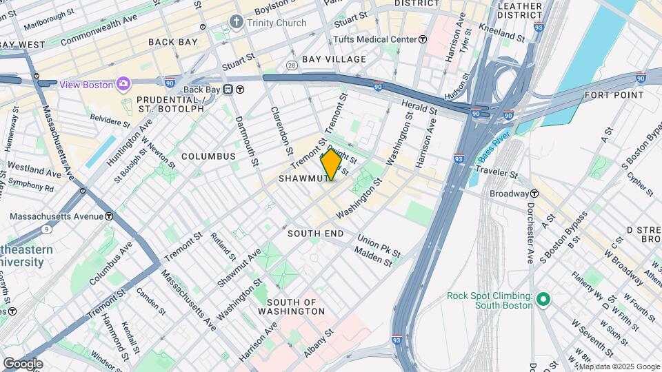 281 Shawmut Ave Map and Location Details