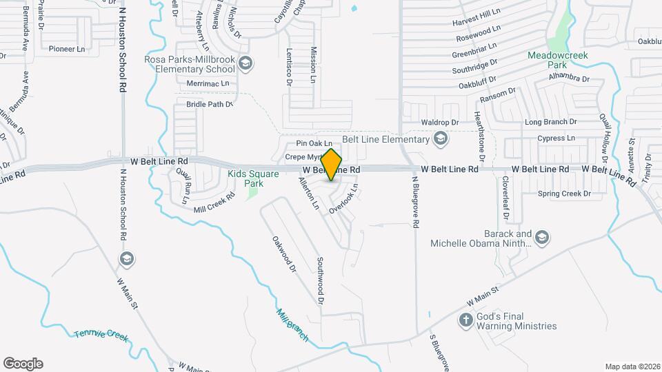 1908 Parkside Mews Map and Location Details