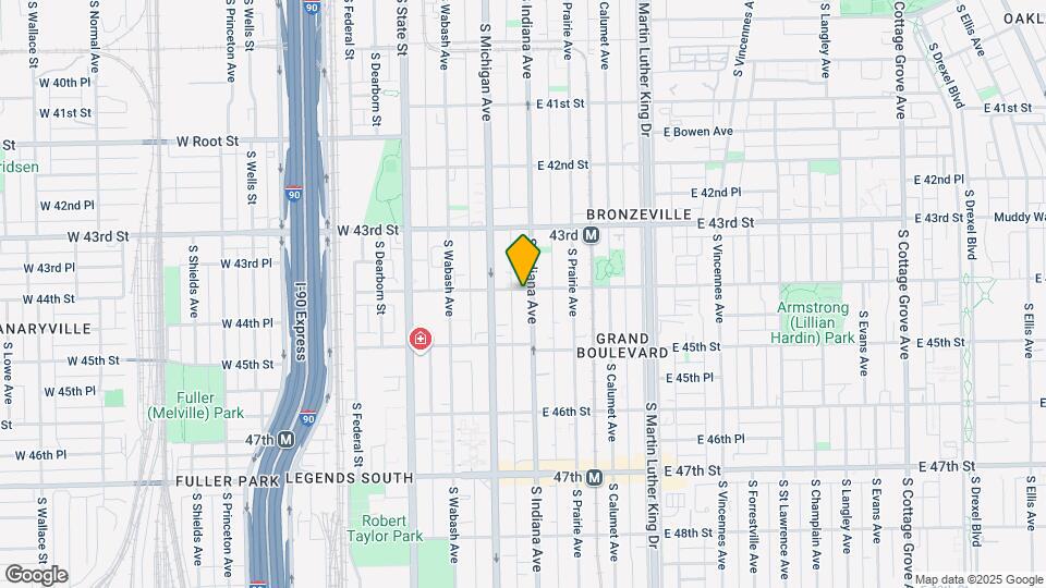 4400 S Indiana Ave Map and Location Details