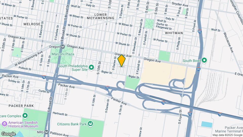 2811 S Franklin St Map and Location Details
