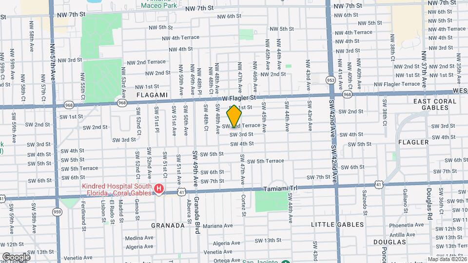 4741 SW 3rd St Map and Location Details