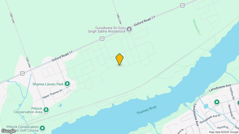 1371 Upper Thames Dr Map and Location Details