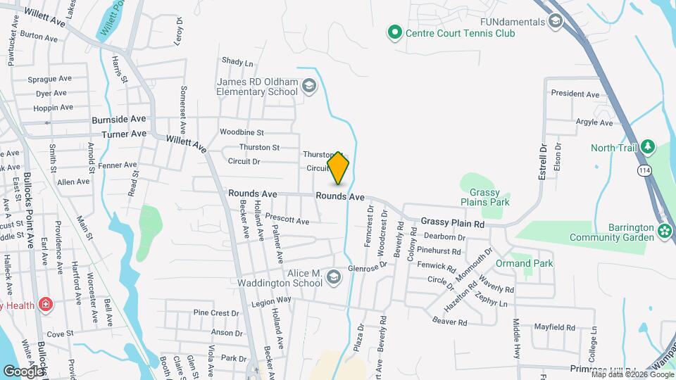 136 Rounds Ave Map and Location Details