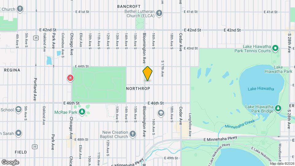 4449 Bloomington Ave, Unit 1 Mapa y Detalles de la Ubicación