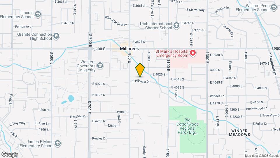 955 Hillview Dr Map and Location Details