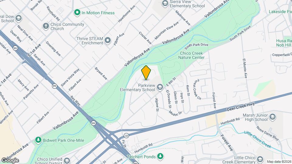 1741 Estates Way, Unit 1 Bedroom Map and Location Details