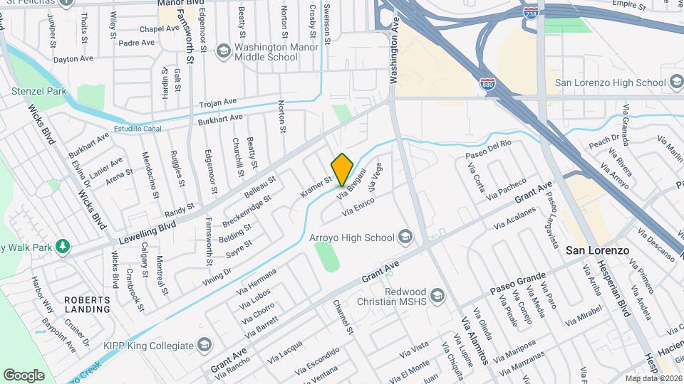 987 Vía Bregani Mapa y Detalles de la Ubicación