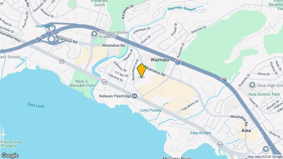 98-941-941 Moanalua Rd Mapa y Detalles de la Ubicación