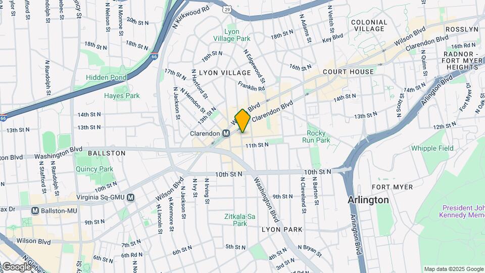 1205 N Garfield St Map and Location Details