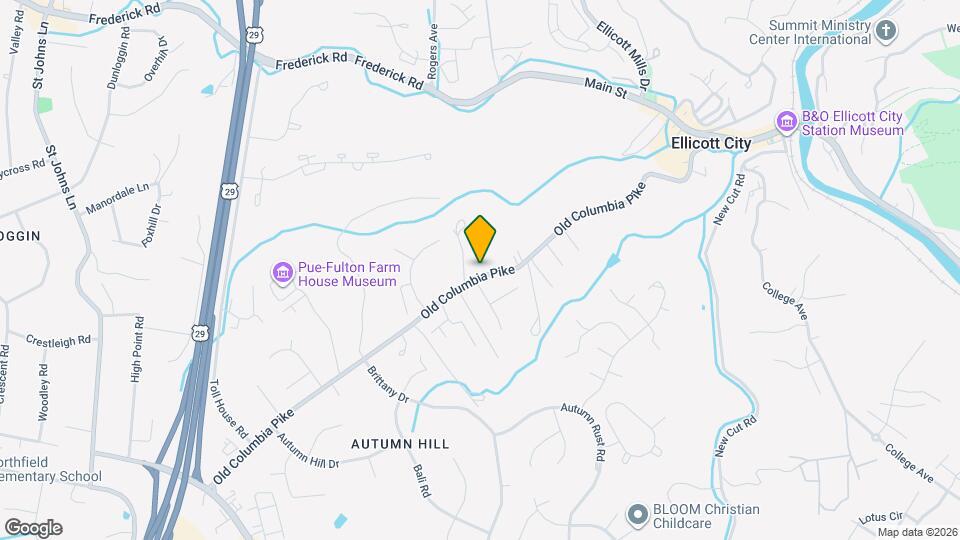 3958 Old Columbia Pike Map and Location Details