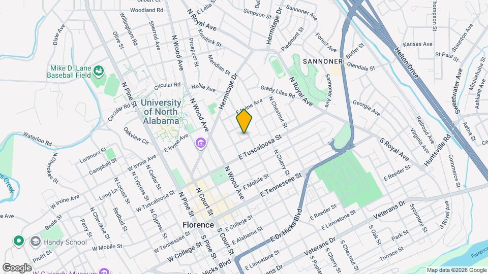 415 Barnes St Map and Location Details