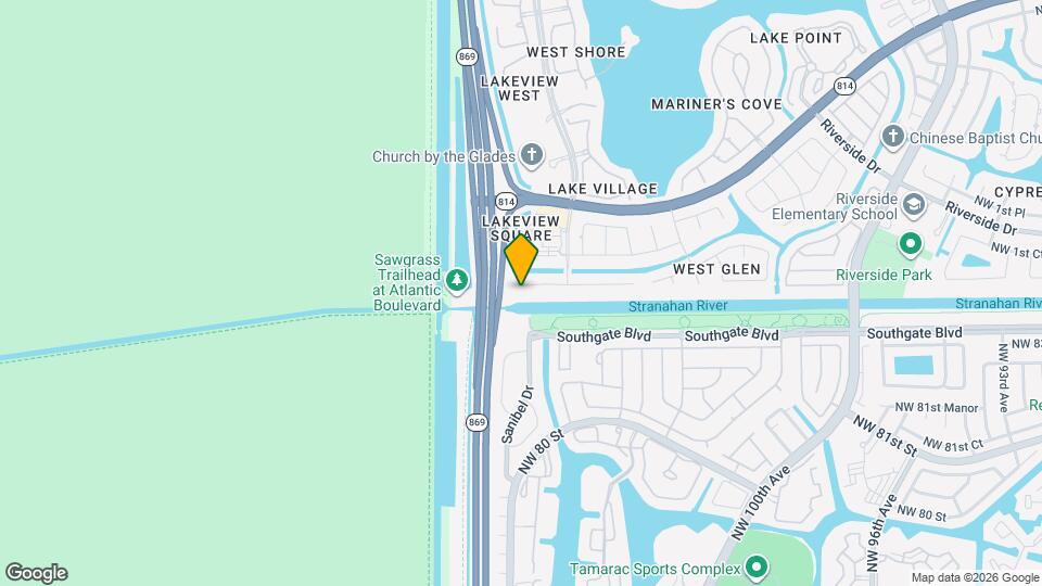 12476 SW 1st St Map and Location Details