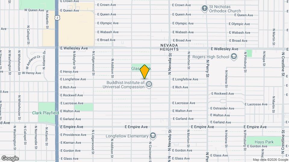 712 E Longfellow Ave Map and Location Details