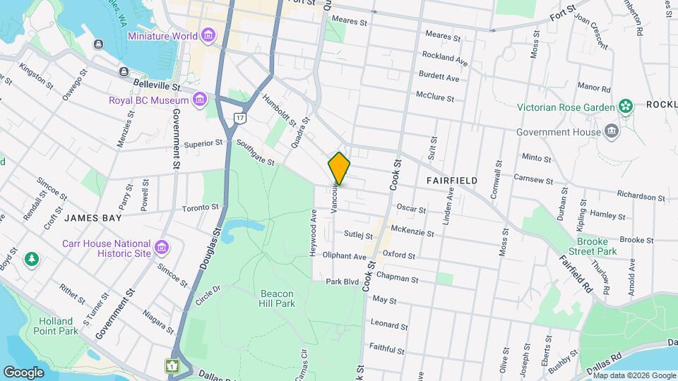 421 Vancouver St Map and Location Details