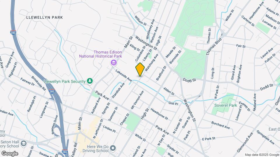 303 Watchung Ave Map and Location Details