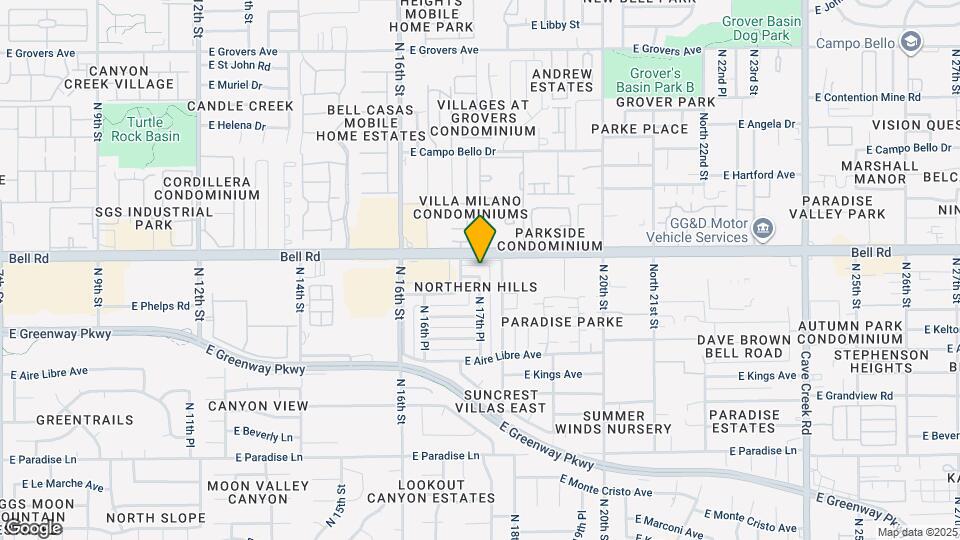 1716 E Juniper Ave Mapa y Detalles de la Ubicación