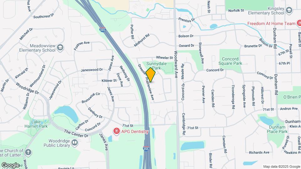 6819 Prairieview Ave Map and Location Details