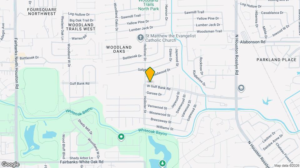 7718 W Gulf Bank Rd Map and Location Details