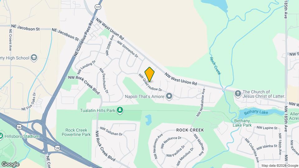 20365 NW Quail Hollow Dr Map and Location Details