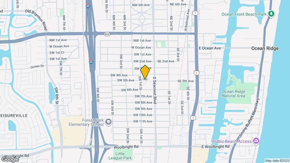 603 SW 1st Ct Map and Location Details