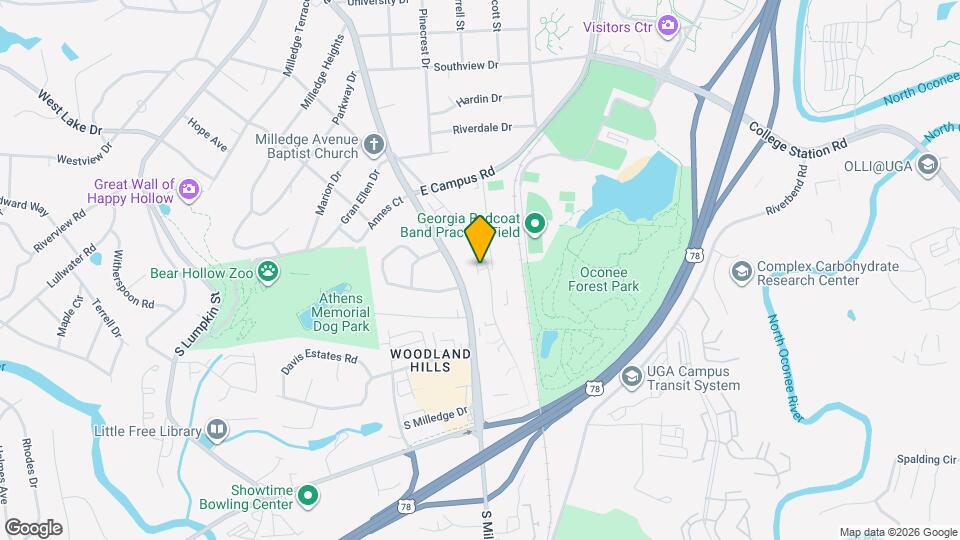 1694 Milledge Avenue Ext Mapa y Detalles de la Ubicación