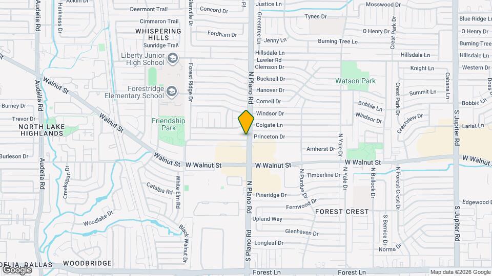 4501 Princeton Dr Map and Location Details
