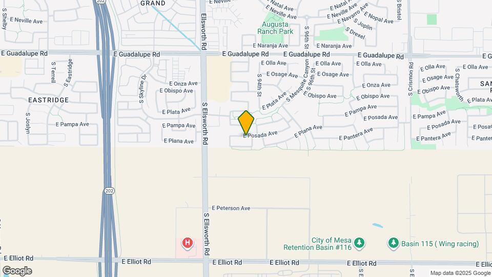 9339 E Posada Ave Mapa y Detalles de la Ubicación