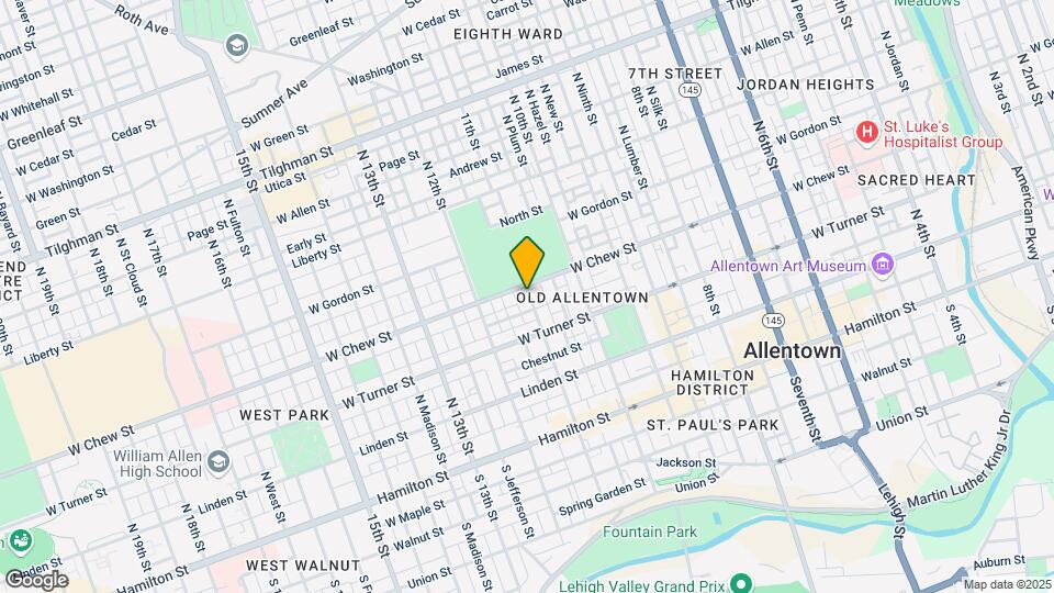 242 N 11th St, Unit Spacious 2 BR Apartment Map and Location Details