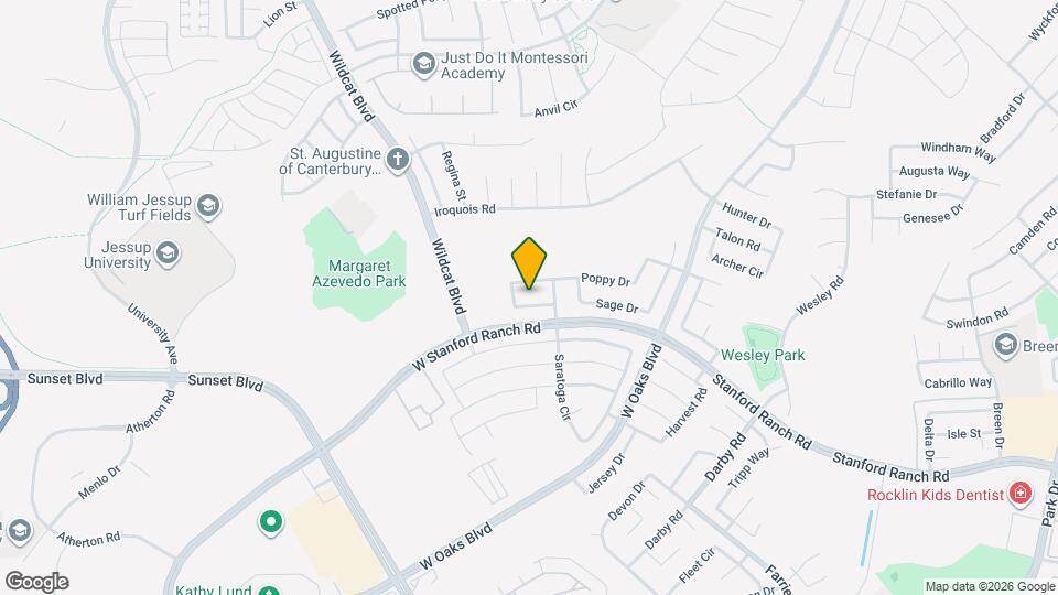 1608 Poppy Cir Map and Location Details