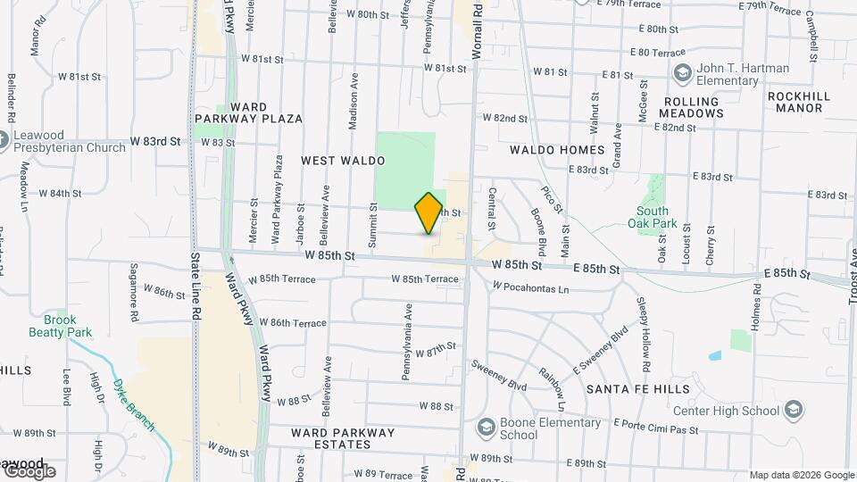 8419 Pennsylvania Ave Map and Location Details