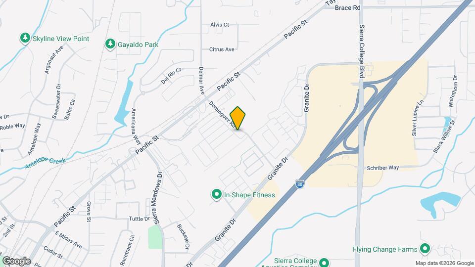 4404 Sierra Pine Way Map and Location Details