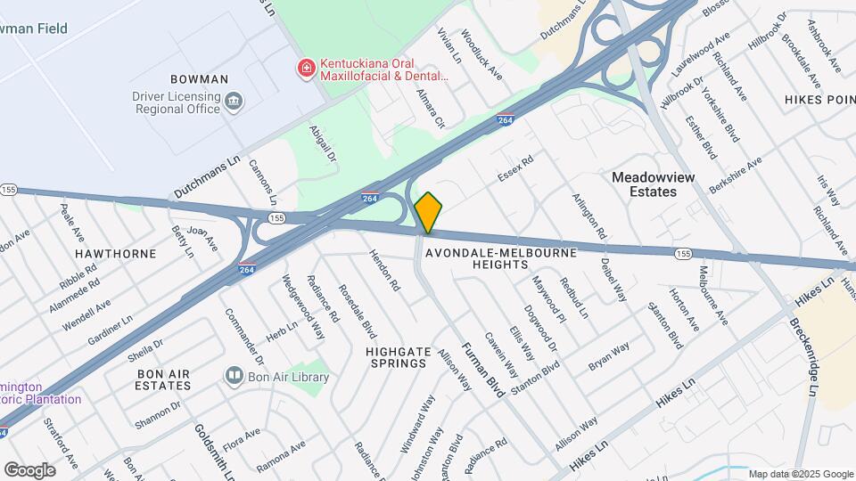 3700 Taylorsville Rd Map and Location Details