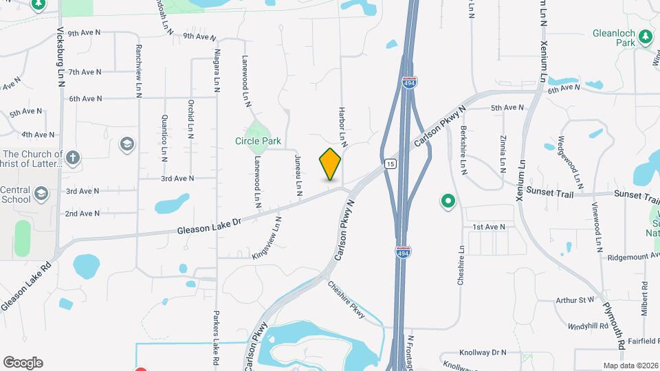14510 Gleason Lake Dr Map and Location Details