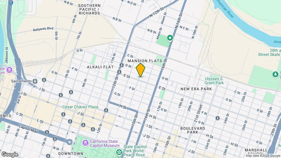1401 E St Map and Location Details