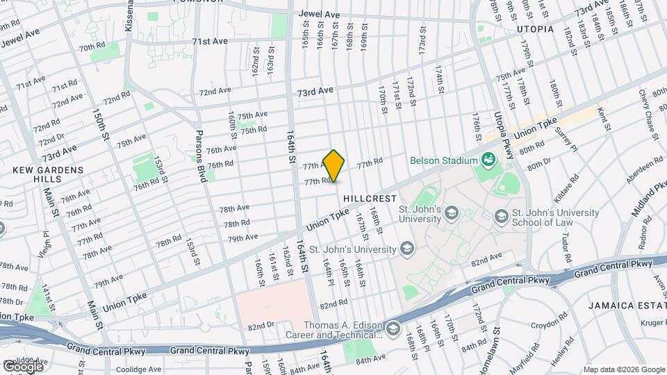 77-38 166th St Map and Location Details