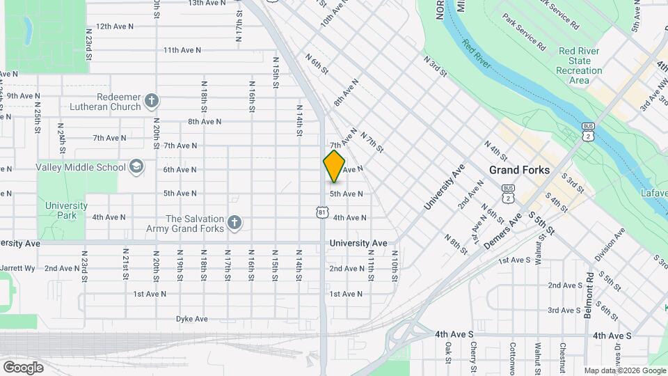 1214 5th Ave N Map and Location Details