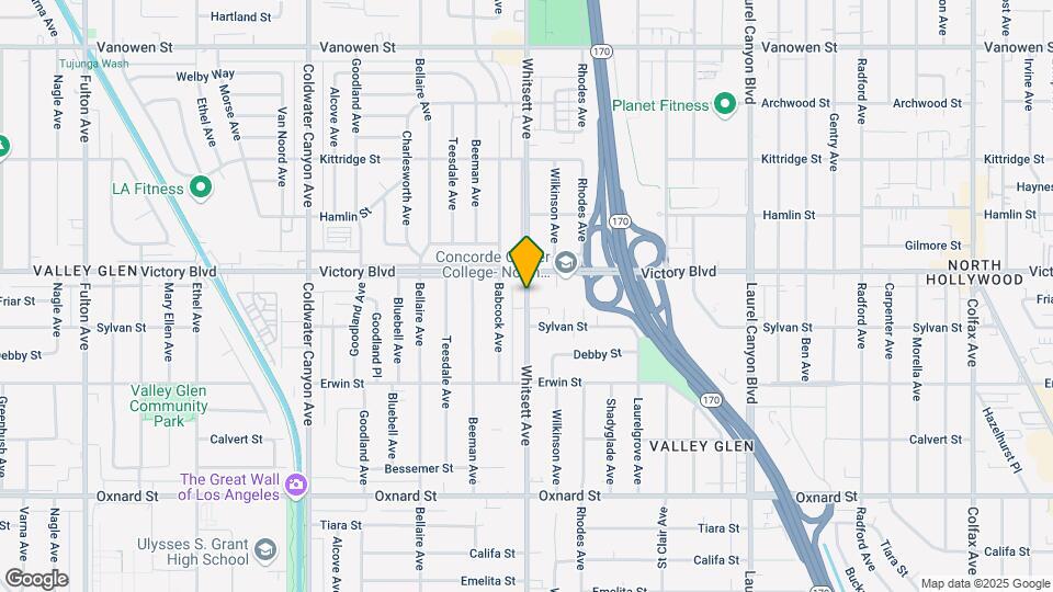 6337 Whitsett Ave, Unit 24 Map and Location Details
