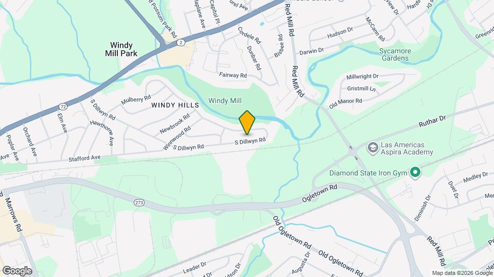 256 S Dillwyn Rd Map and Location Details