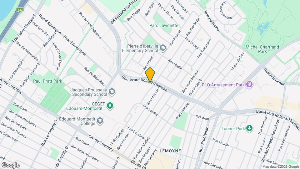 665 De Bruges Rue Map and Location Details