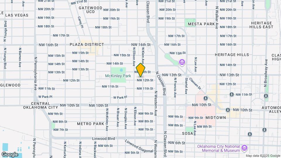1301 N Klein Ave Map and Location Details
