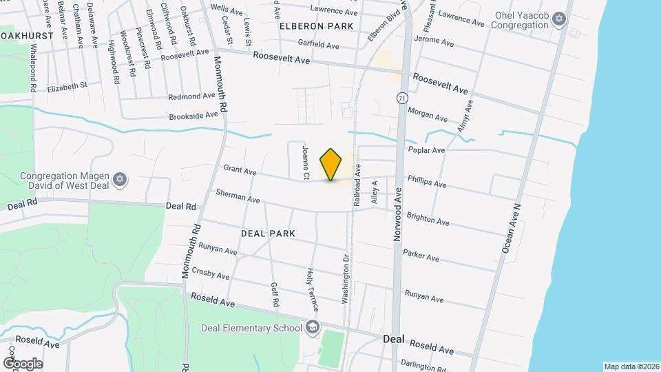 107 Grant Ave Map and Location Details