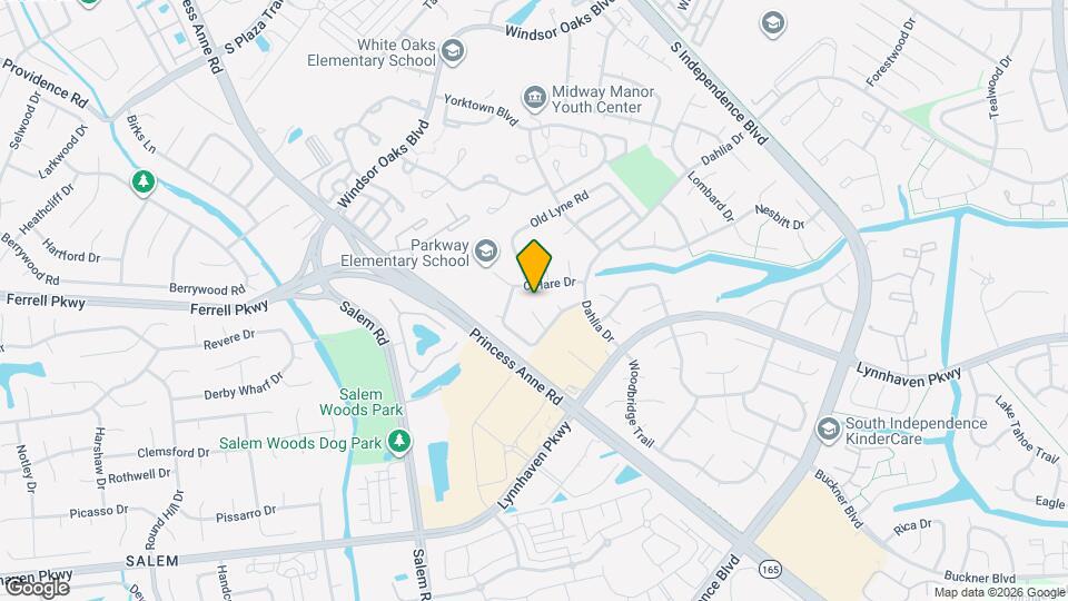 1310 Pershing Ct Map and Location Details